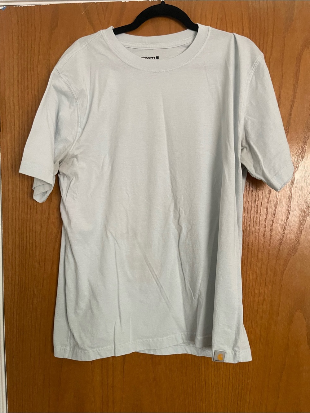 Carhartt Short-Sleeve Crew T-Shirt in Light Blue-Gray